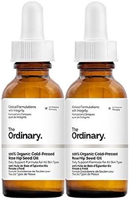 The Ordinary 100% Organic Cold-Pressed Rose Hip Seed Oil | Pack of 2 | 30ml each | Amazon (US)