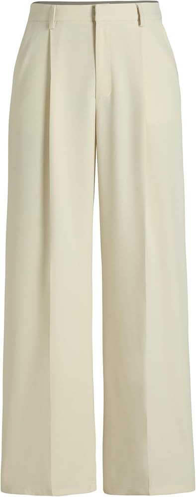 CIDER High Waist Pleated Wide Leg Pants | Amazon (US)