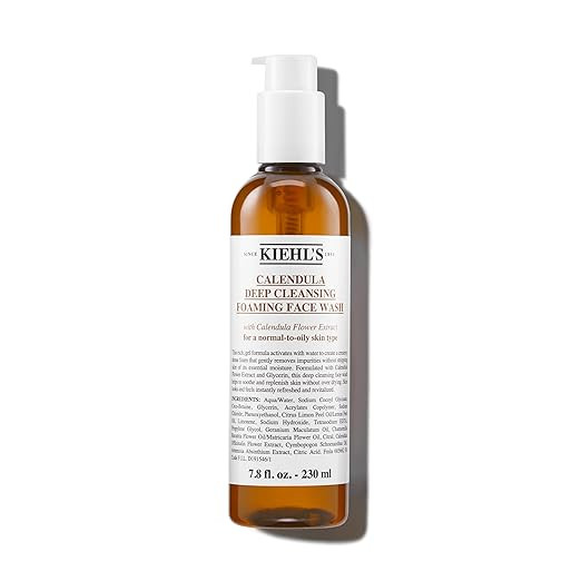 Kiehl's Calendula Deep Cleansing Face Wash, Balances Skin While Gently Removing Impurities, Sooth... | Amazon (US)