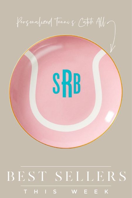 This personalized tennis ball trinket plate has been a best selling link this week.  It’s a great personalized Valentine’s Day gift as well as something fun for your bridesmaids.

#PersonalizedGifts #ValentineGifts #GiftsForHer #MonogramGifts #PersonalizedHomeGoods #BridesmaidGifts #Tennis,Lover #Tennisgifts #MostShopped

#LTKGiftGuide #LTKhome #LTKfindsunder50
