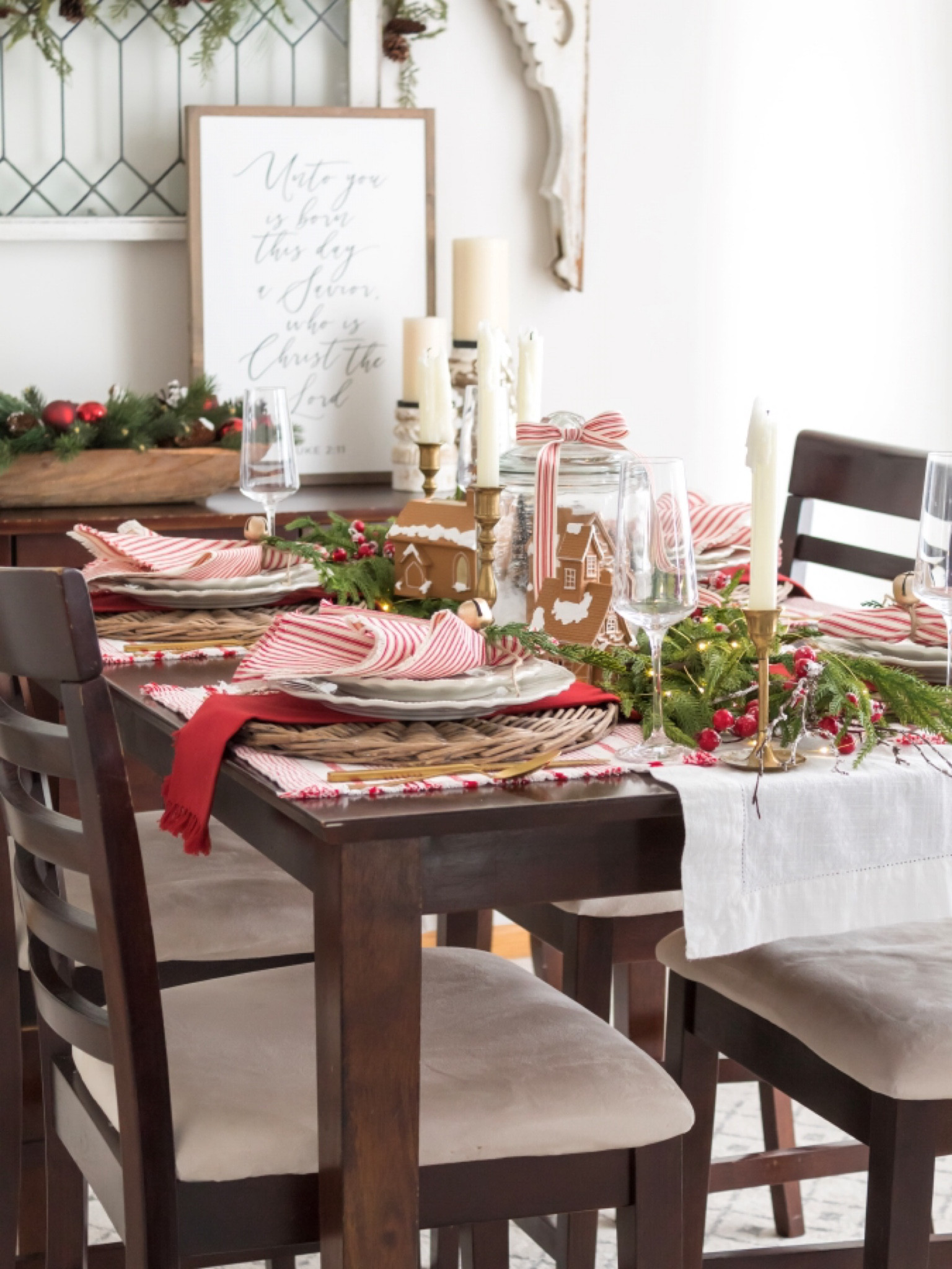 Set a fun and festive gingerbread themed table for Christmas 

#LTKHoliday #LTKHome #LTKSeasonal