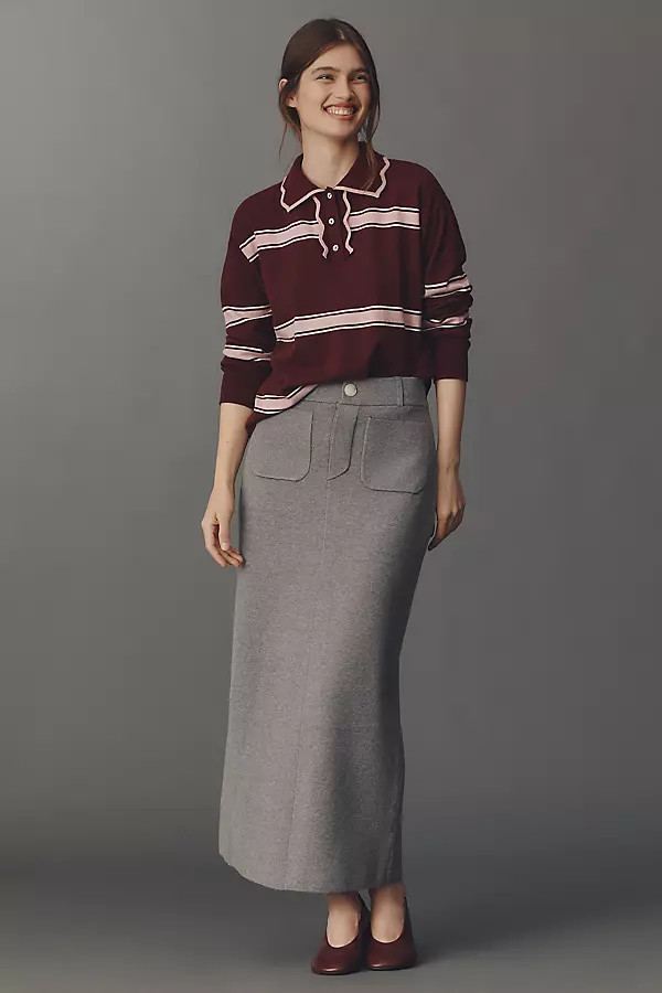 The Colette Sweater Knit Maxi Skirt | Anthropologie (US)