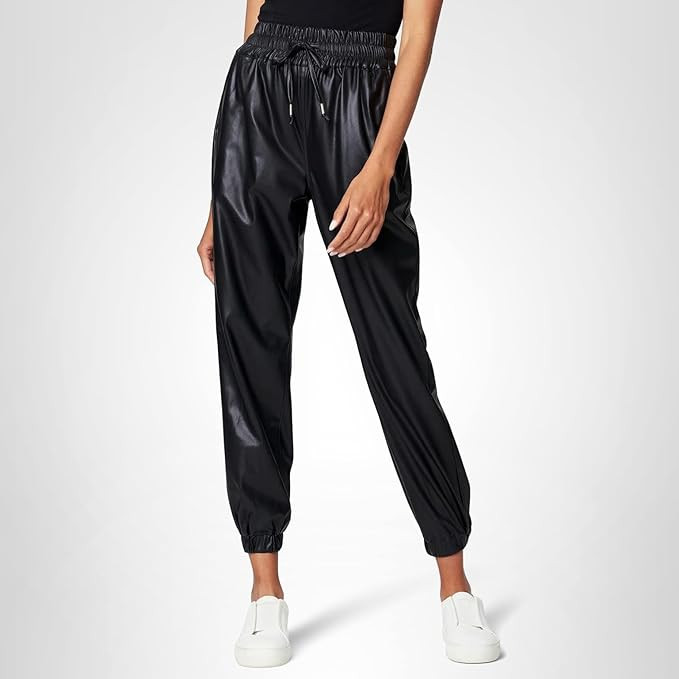 [BLANKNYC] Womens Vegan Leather Joggers, Fashionable & Stylish PantsVegan Leather Joggers, Fashio... | Amazon (US)