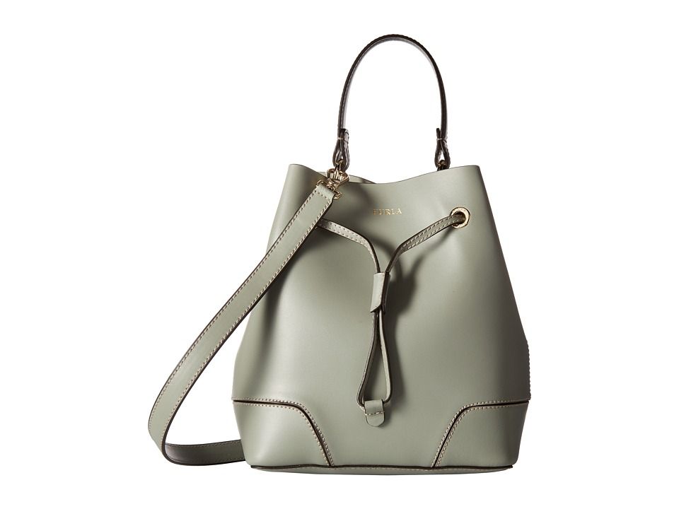 Furla - Stacy Small Drawstring (Agave) Drawstring Handbags | Zappos