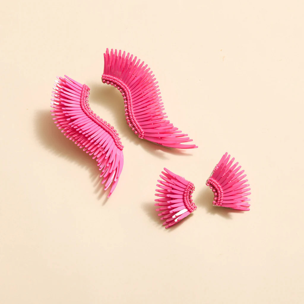 Mini Madeline Earrings Malibu Pink | Mignonne Gavigan