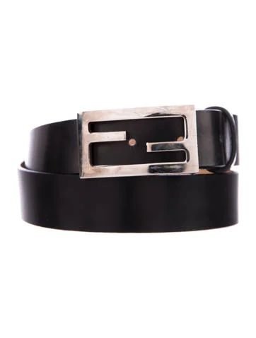 Fendi Zucca Leather Belt | The Real Real, Inc.