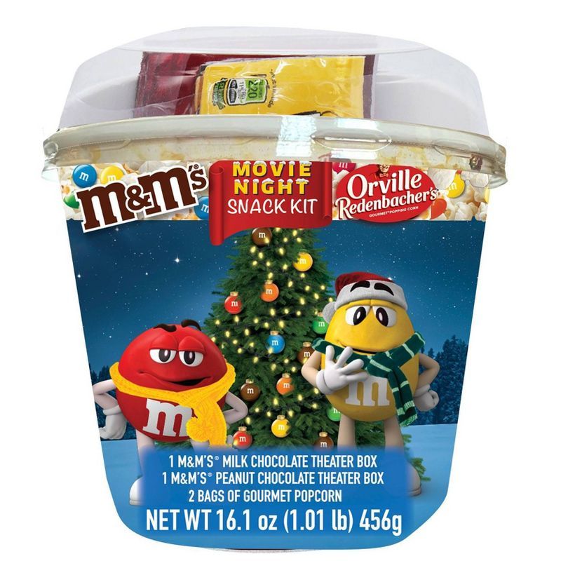 M&M's Holiday Gourmet Movie Night Snack Kit Variety Pack - 13oz | Target