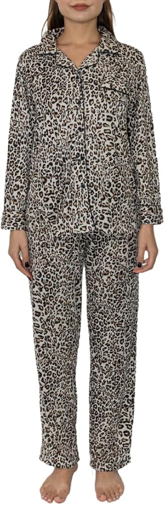 Notcho Trendy Button Down Notch Collar loungwear 2 Pieces Sleepwear Pajama Set | Amazon (US)
