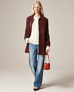 Cable-knit crewneck sweater | J. Crew US