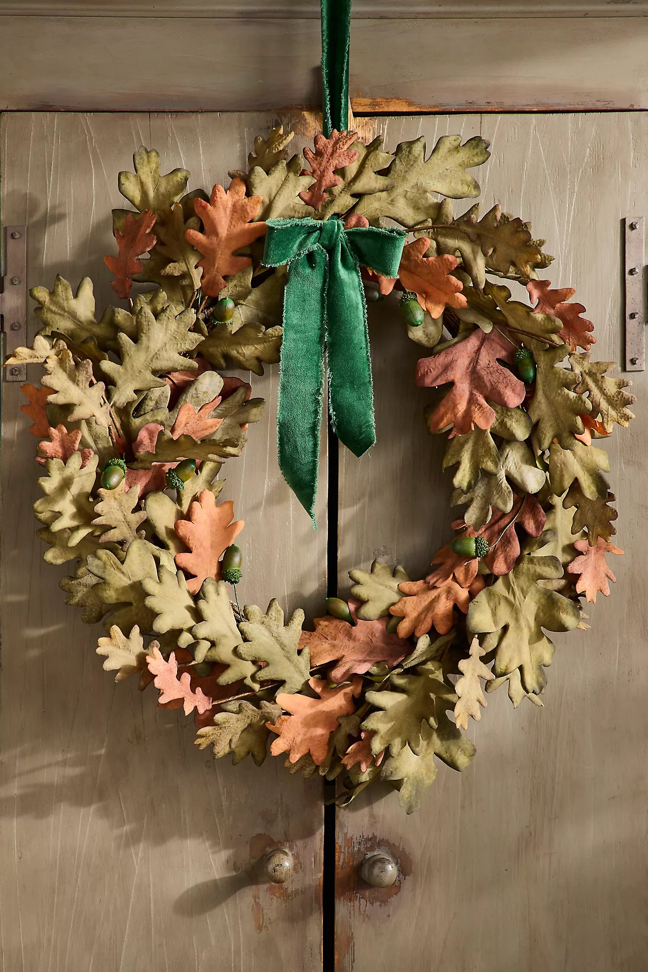 Faux Oak Leaves Wreath | Terrain