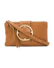 Leather Triple Entry Crossbody | TJ Maxx