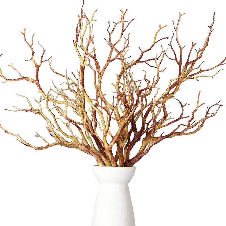 Geosar Plastic Manzanita Branches Artificial Fake Antler Shaped Tree Branch Small Decorative Plan... | Amazon (US)