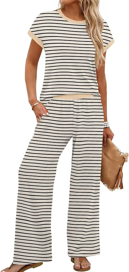 WIHOLL Two Piece Sets for Women Summer Spring Outfits Travel Cruise Resort Wear 2026 Beach Vacati... | Amazon (US)