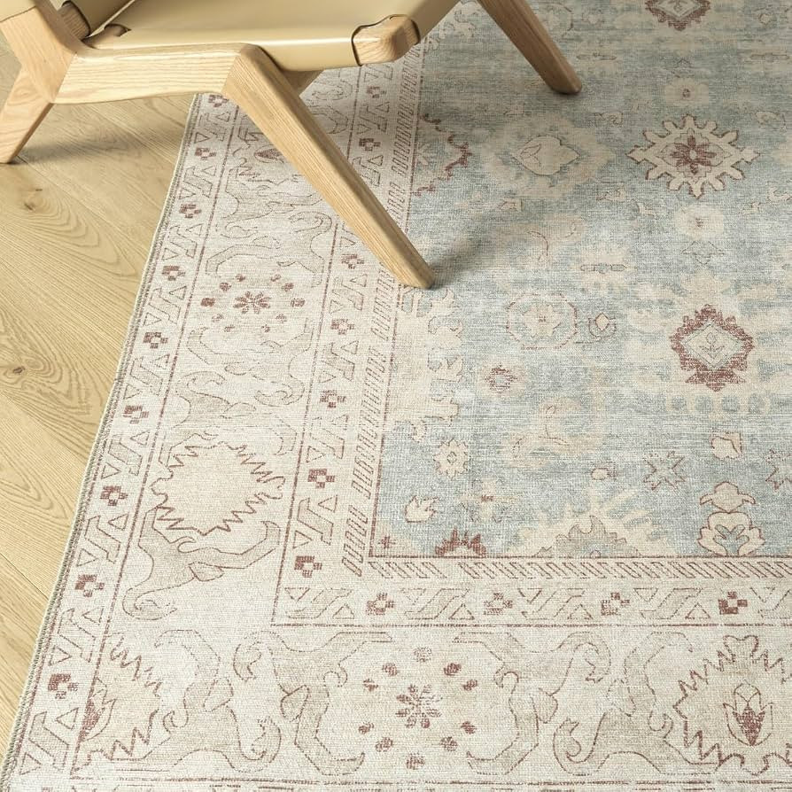 Revival Rugs Nimbus 8'x10' Zero-Shedding Area Rug for Living Room Bedroom - Oeko-TEX Certified, L... | Amazon (US)