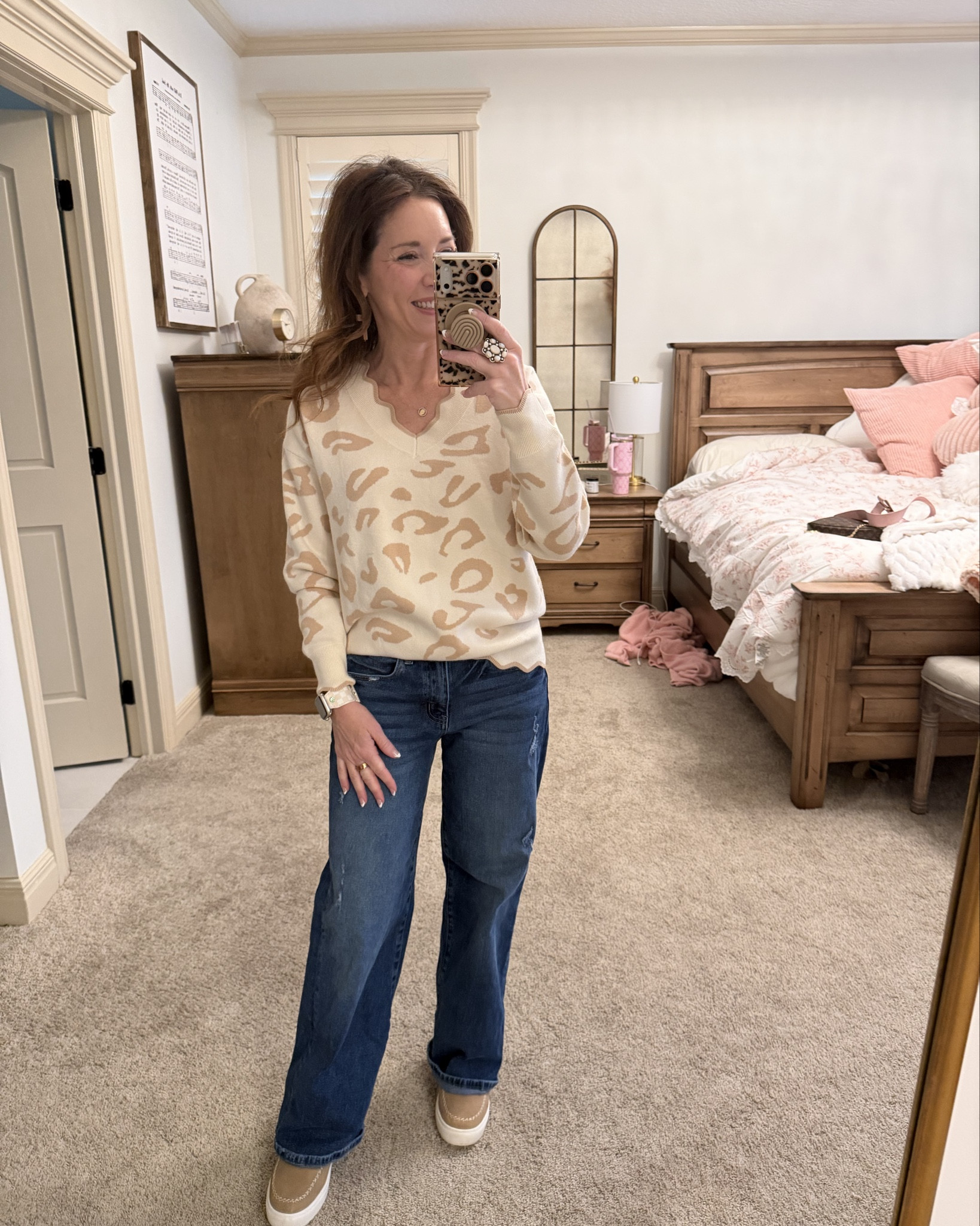 Love this scalloped sweater and Kan Can Jeans with Yellow Box bootie wedges 

@Yellow Box @Maurices 

#LTKootd #LTKmorningroutine #LTKOver40
