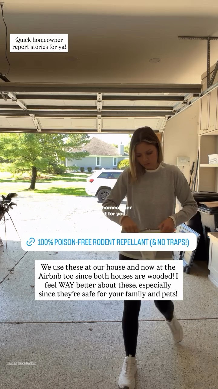 Quick homeowner report stories for ya! @bug_md #bugmdpartner  We use these at our house and now at the Airbnb too since both houses are wooded! I feel WAY better about these, especially since they’re safe for your family and pets!