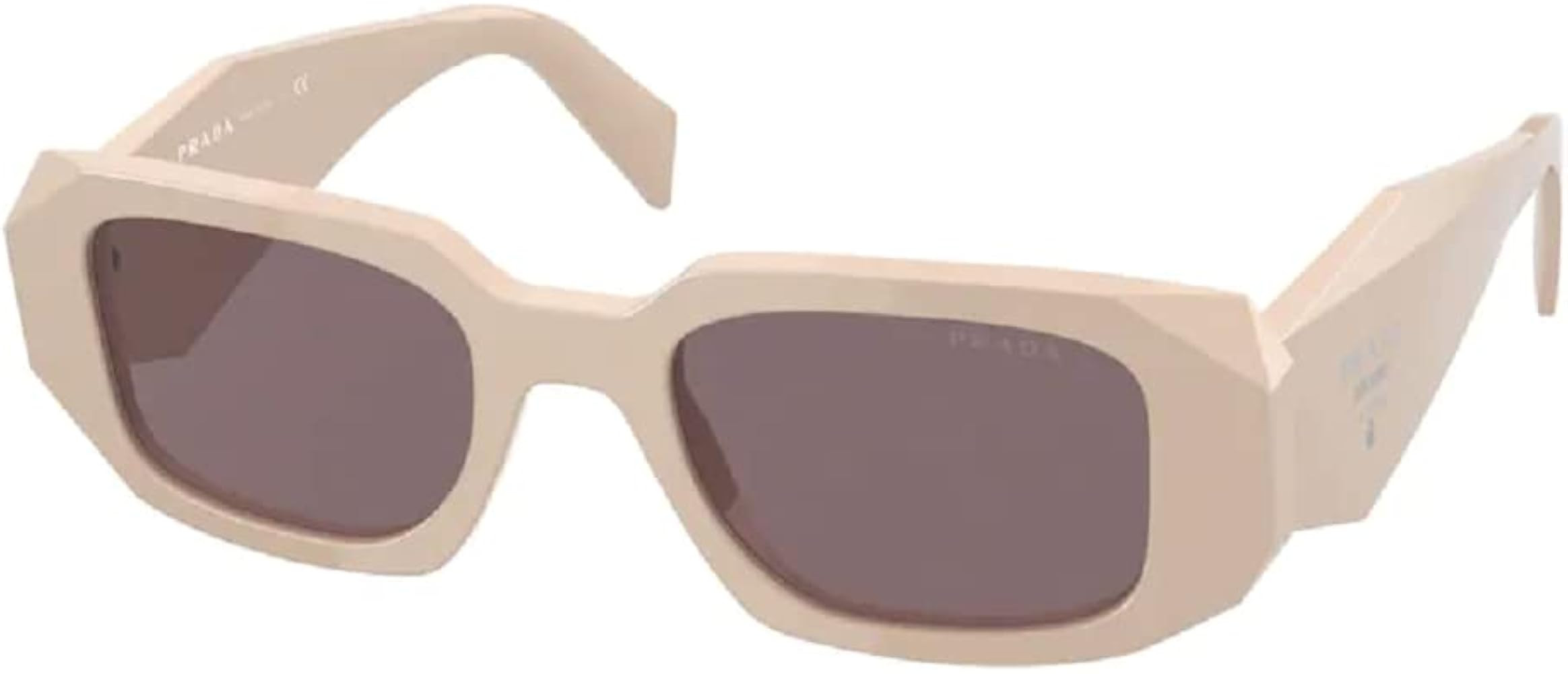 Prada PR17WS Rectangle Sunglasses for Women + BUNDLE With Designer iWear Complimentary Eyewear Ki... | Amazon (US)