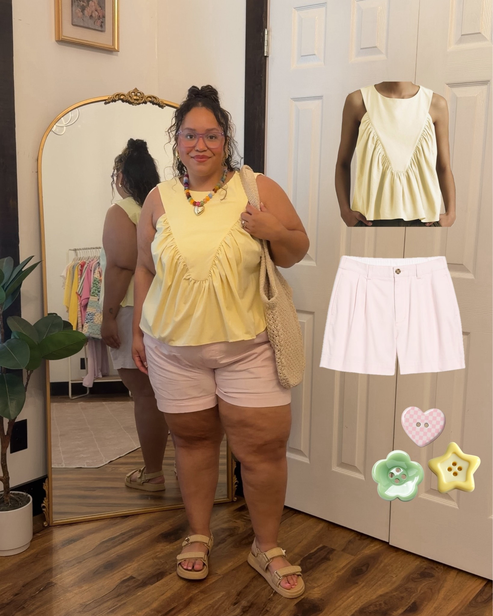 Perfect spring out! These shorts are SOOO good and stretchy! I’m wearing the XL in the shorts and top

#LTKSaleAlert #LTKPlusSize #LTKPetite
