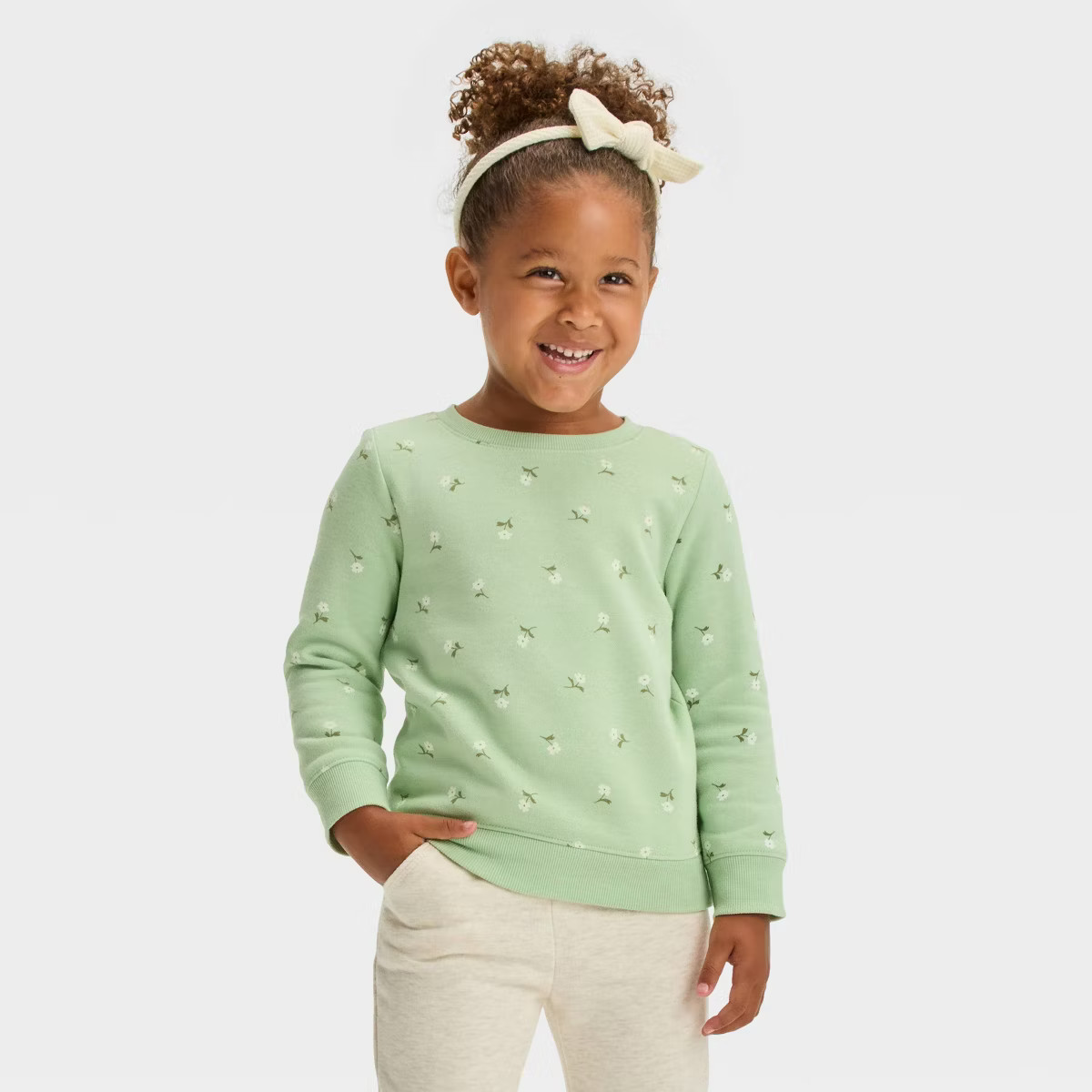 Toddler Girls' Fleece Pullover Sweatshirt - Cat & Jack™ | Target