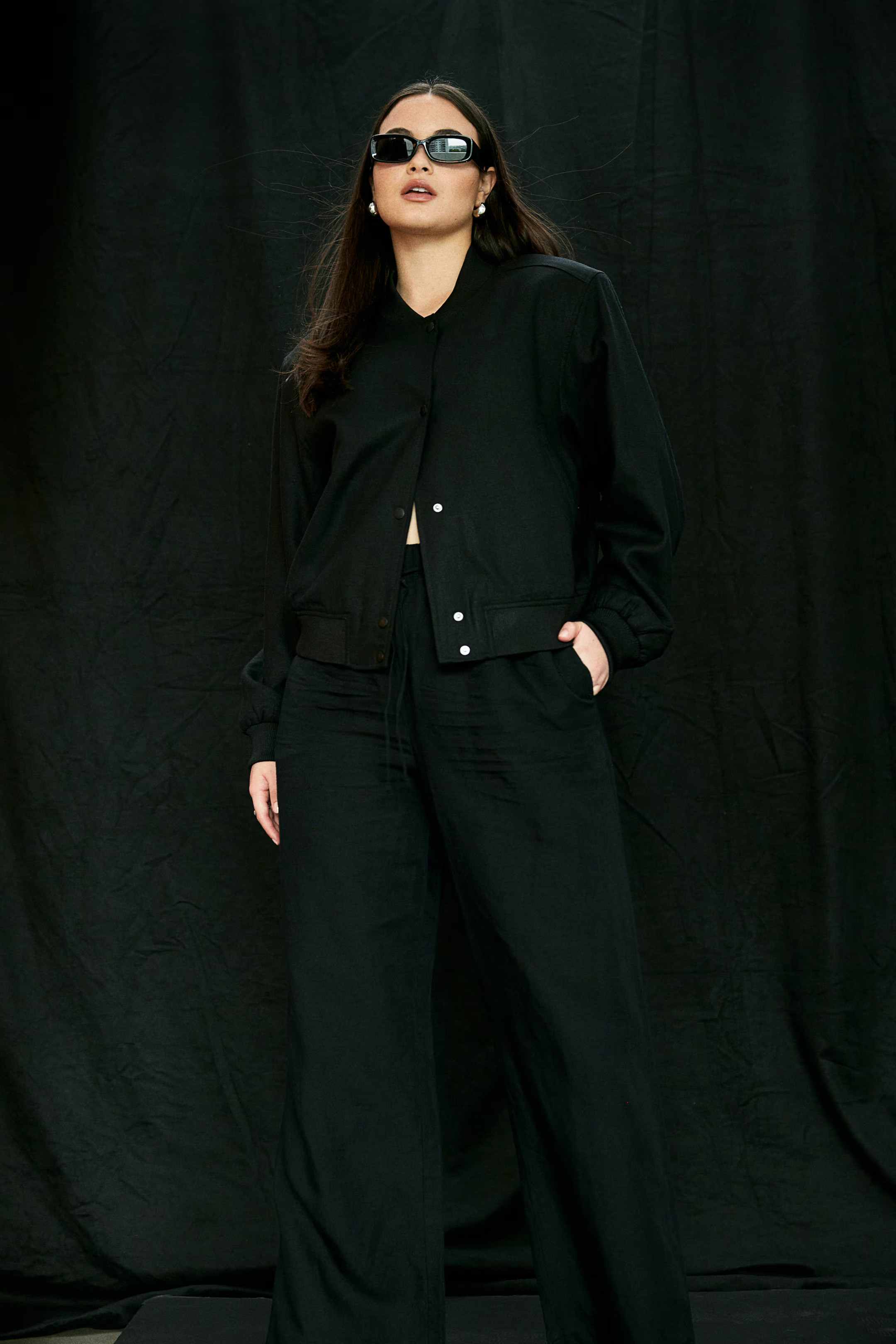 Linen-blend Pull-on Pants | H&M (US + CA)