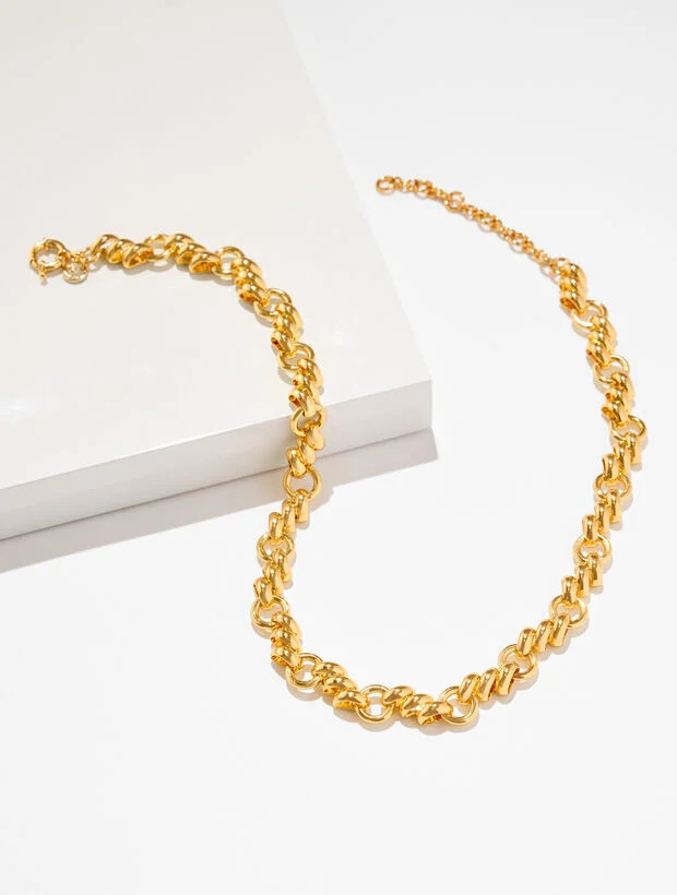 Tri Links Necklace | Talbots