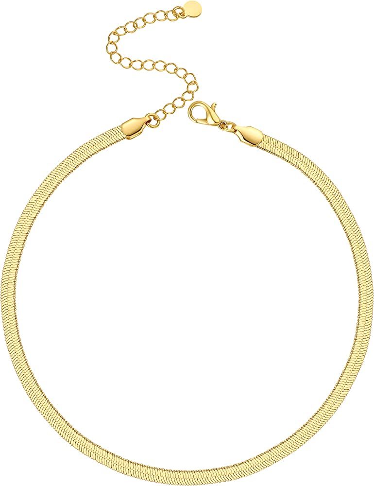 for "nuzon gold chain choker" | Amazon (US)