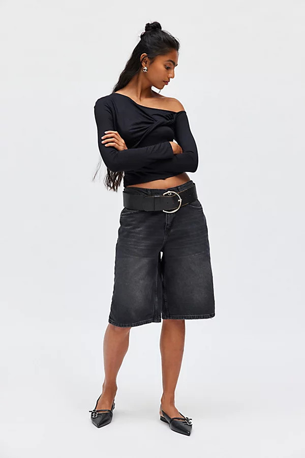 BDG Missouri Jort in Black, Women's at Urban Outfitters | Urban Outfitters (US and RoW)