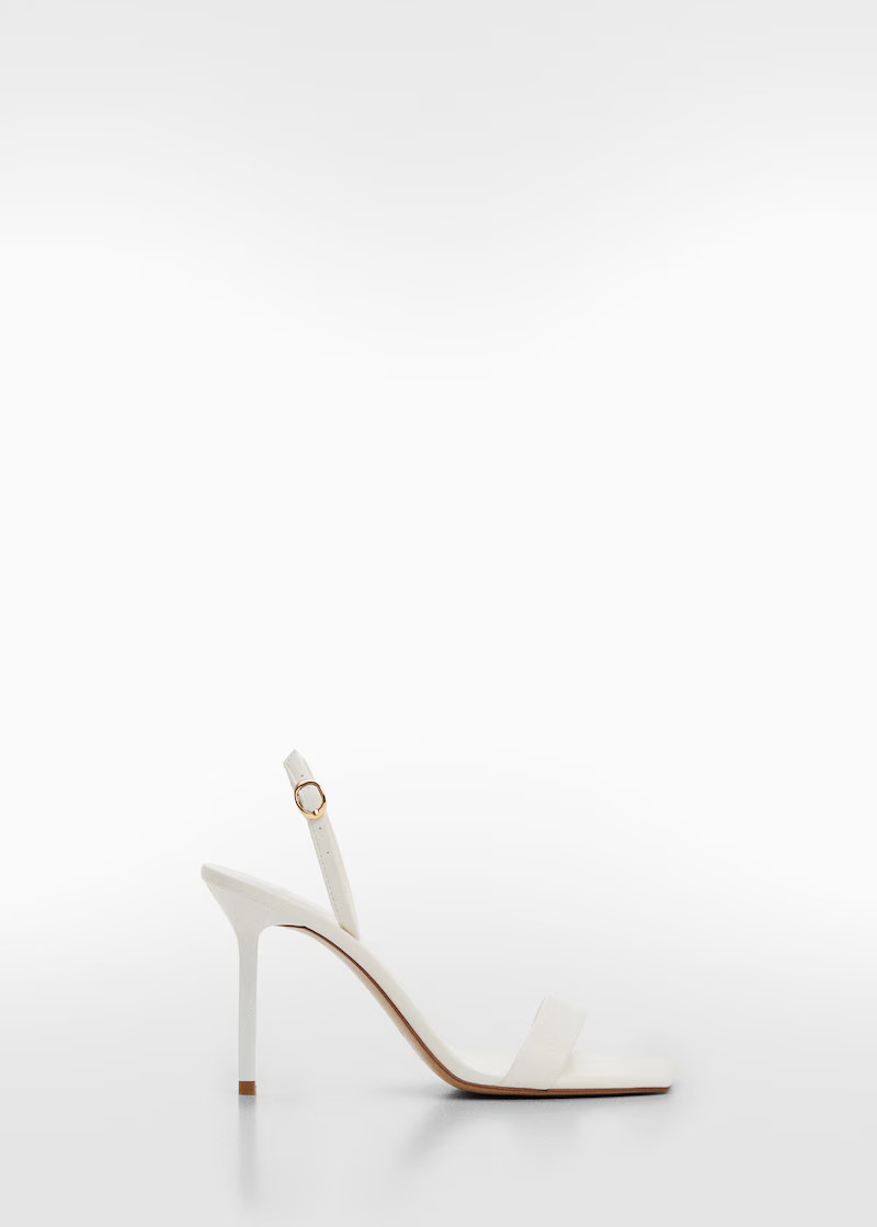 Strappy heeled sandals -  Women | Mango United Kingdom | MANGO (UK)