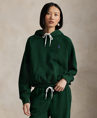 Women's Shrunken Fit Fleece Hoodie Sweatshirt | Macy's