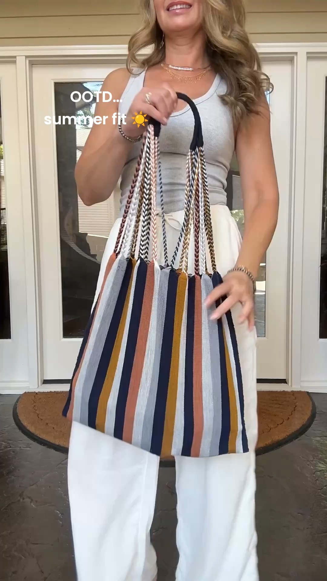 Effortless summer outfit ☀️ A simple tank + breezy white drawstring pants = comfy & put together. Perfect for errands, coffee runs, or casual days on repeat.

#LTKSaleAlert #LTKootd