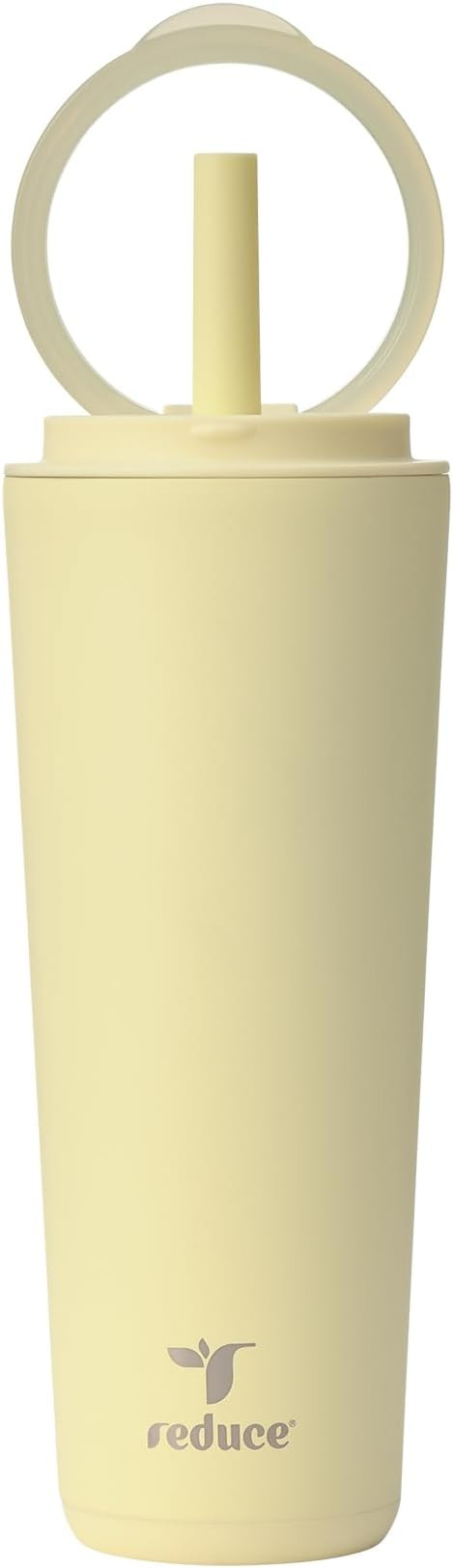 REDUCE Halo 24 oz Stainless Steel Vacuum Insulated Tumbler - Spill Proof Travel Mug with Flip Han... | Amazon (US)