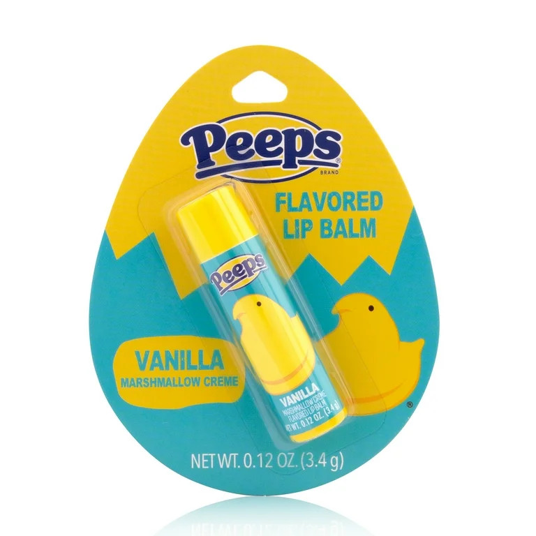 Peeps Lip Balm, Vanilla Marshmallow Crème Flavored, 3.4g | Walmart (US)