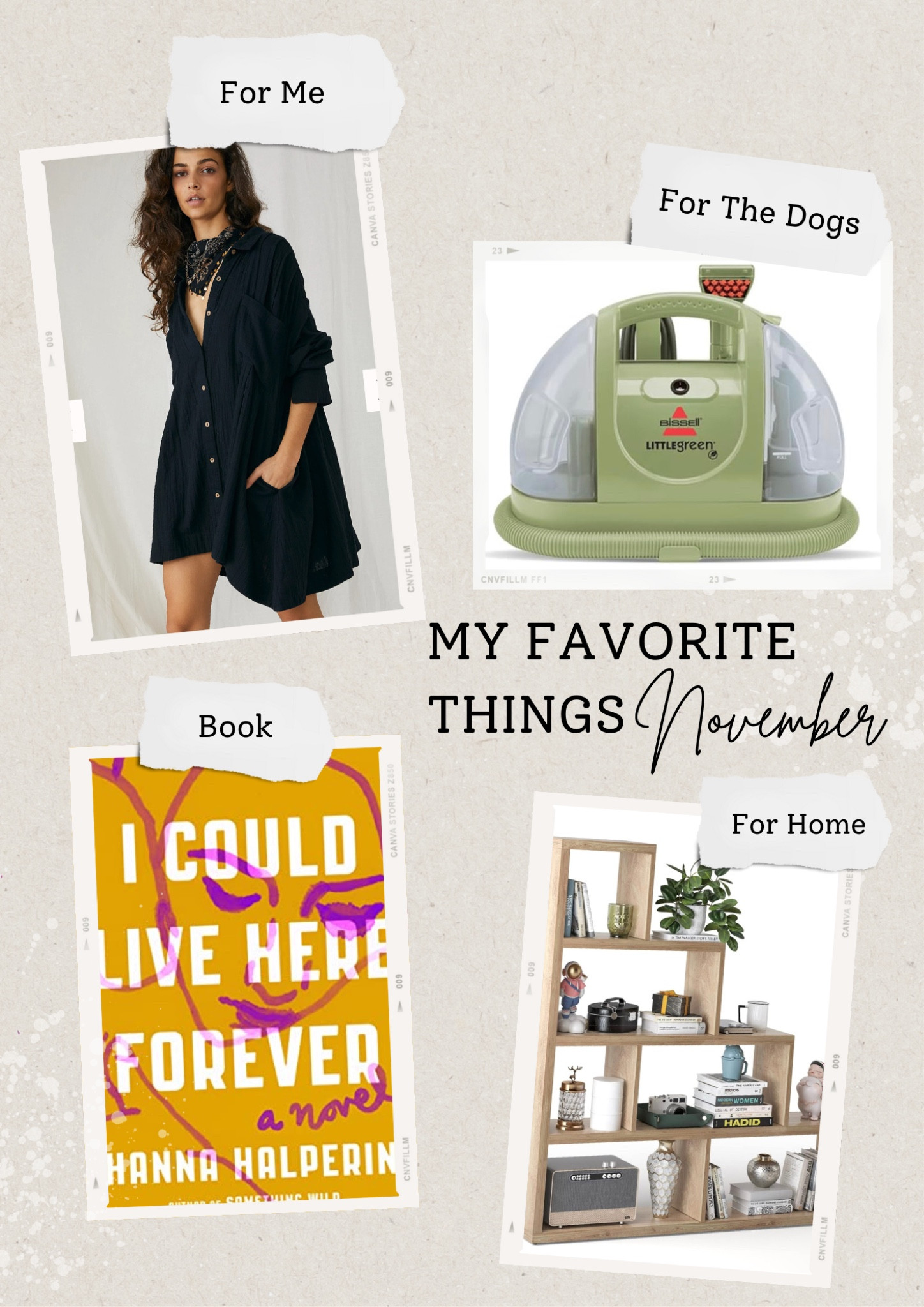 Some favorites of mine from November! Favorite book I read, step bookcase for the guest bedroom, the Boswell couch/carpet cleaner, and loving this shirtdress (maternity friendly with leggings!)

#LTKhome