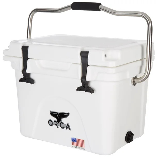Orca 20 Qt. Roto-Molded Cooler One Size White - Walmart.com | Walmart (US)
