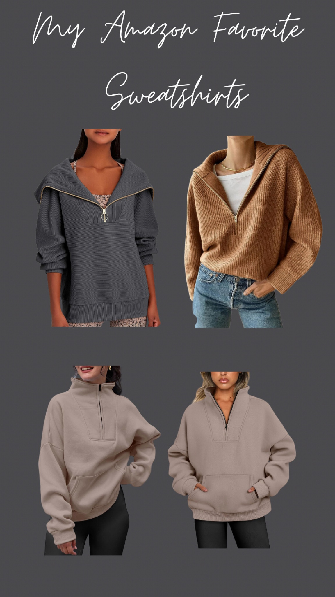 Amazon sweatshirts. My favorite sweatshirts. Varley dupe sweatshirt.  Great idea for a holiday gift

#LTKfindsunder50 #LTKstyletip #LTKGiftGuide