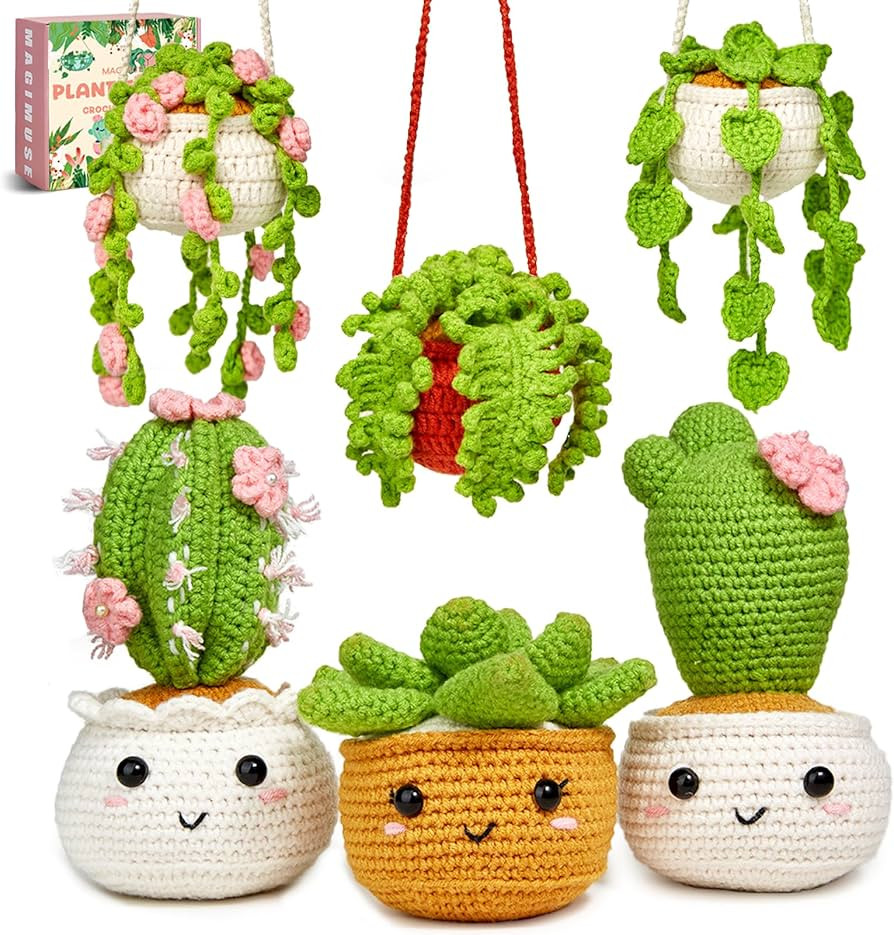 MAGIMUSE Crochet Kit for Beginners, Crochet Starter Kits for Adults Amigurumi Craft Knitting Croc... | Amazon (US)
