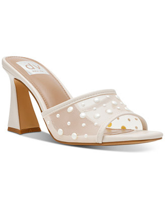 Women's Yossi Pearl Mesh Slide Dress Sandals | Macy's