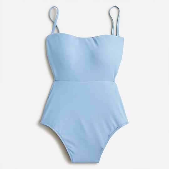Cutout tie-back one piece | J. Crew US