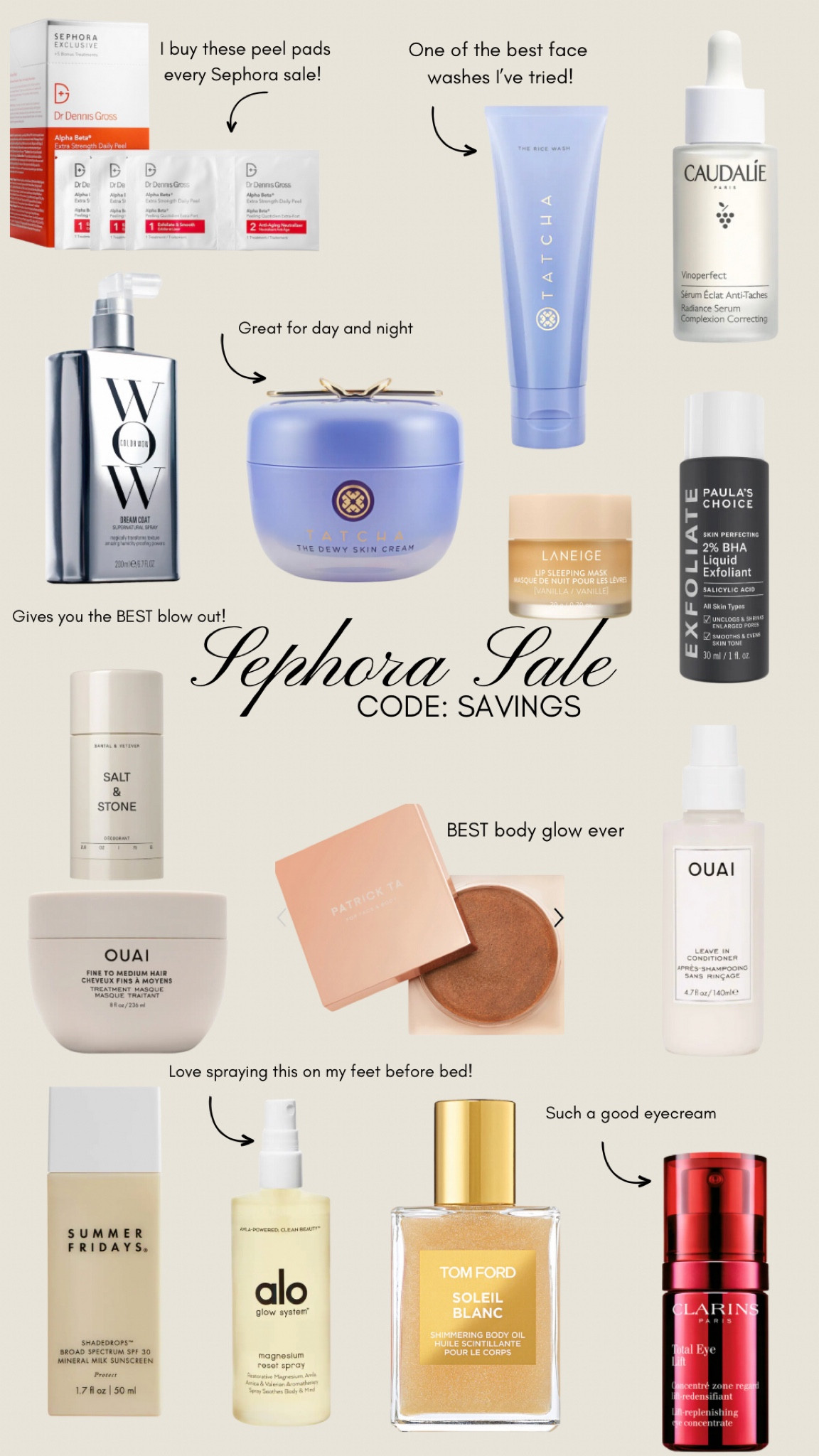 Sephora sale skincare picks!!