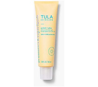 TULA Super-size Protect and Glow Daily Sunscree n | QVC