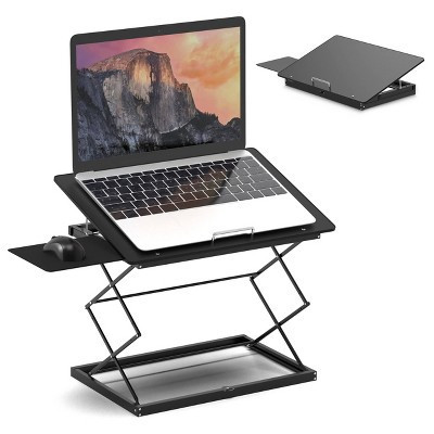 Uncaged Ergonomics Laptop Stand & Standing Desk Black: Ergonomic Adjustable Portable Desk Converter, No Assembly Required | Target
