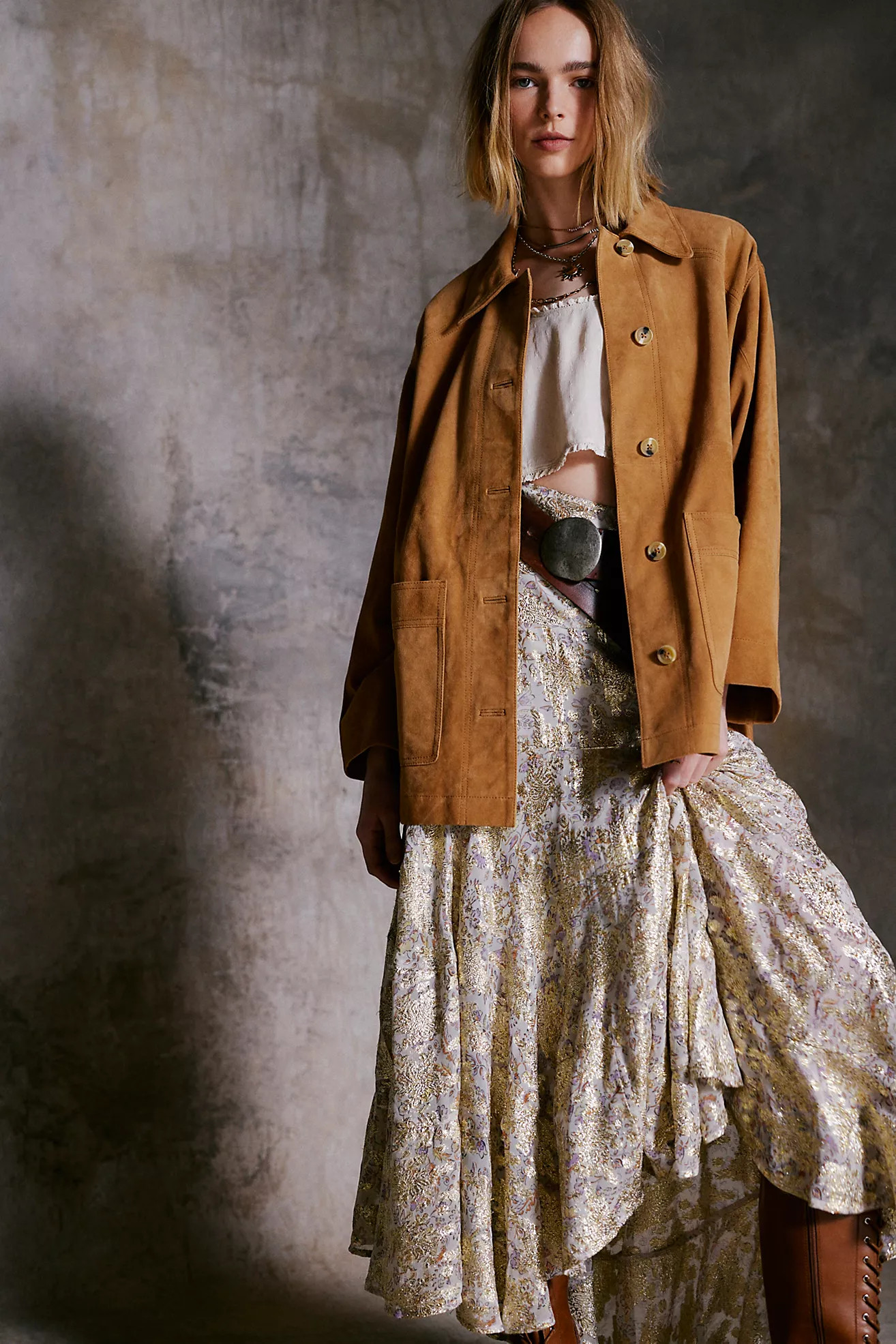 Annalise Suede Jacket | Free People (Global - UK&FR Excluded)