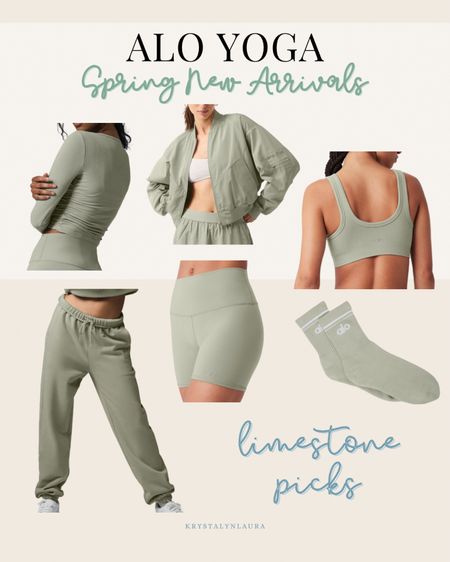 New arrivals at @aloyoga! The limestone color is such a beautiful sage shade, perfect for spring! 💚 these are my top picks!

#LTKfitness #LTKfindsunder100 #LTKSeasonal