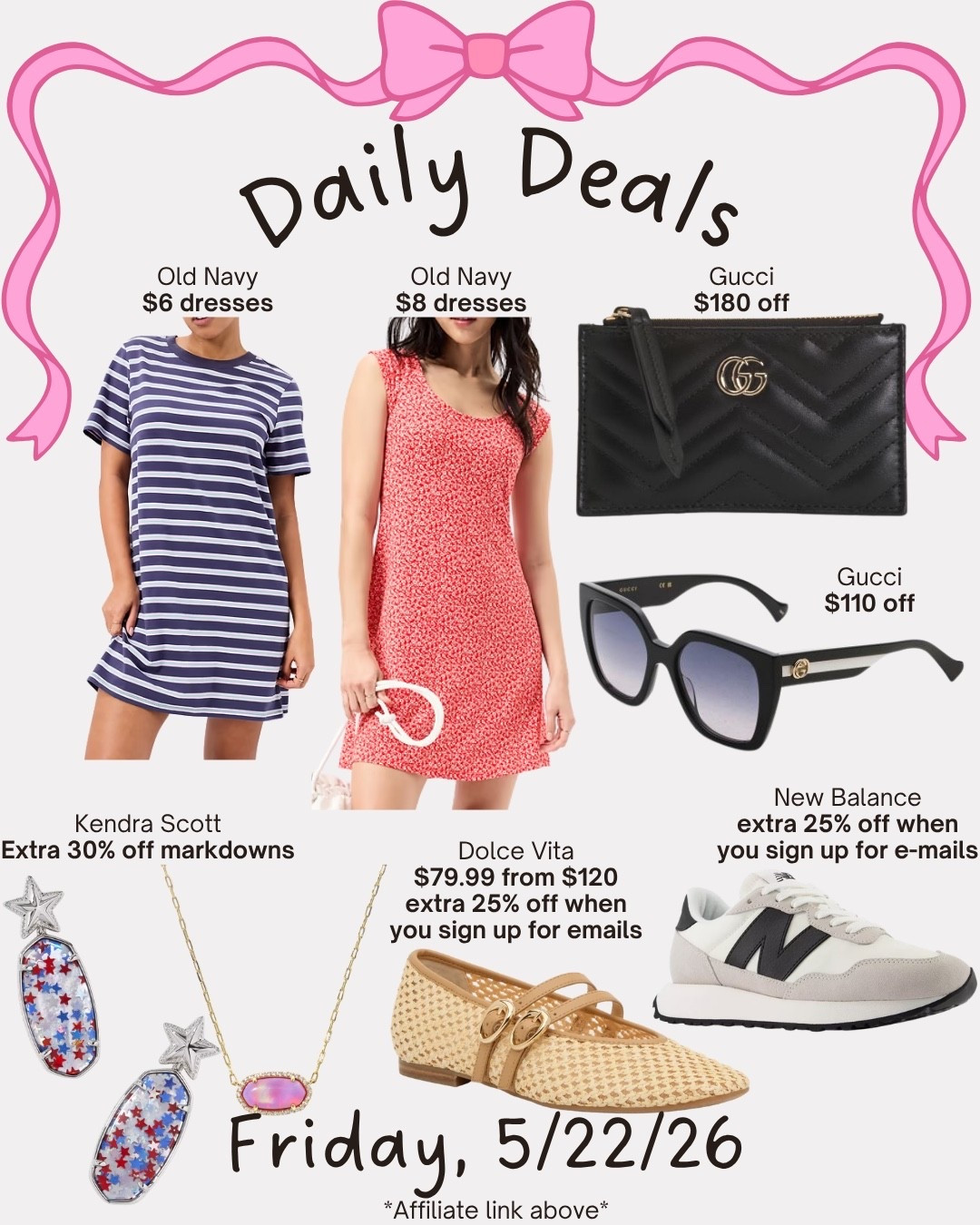 Daily deals

#LTKSeasonal #LTKSaleAlert #LTKMidsize