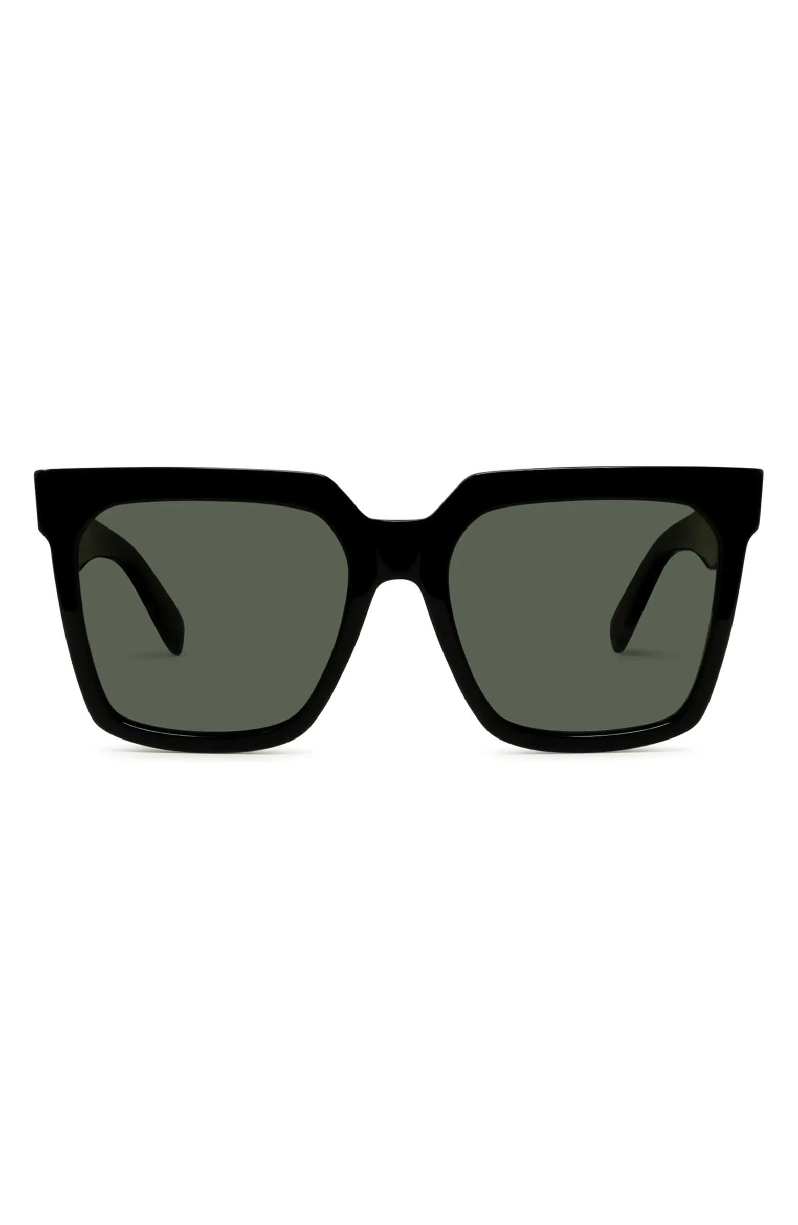 Bold 3 Dots 55mm Polarized Square Sunglasses | Nordstrom
