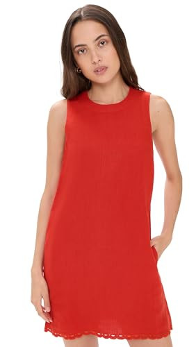Madewell Women's Embroidered Mini Shift Dress | Amazon (US)