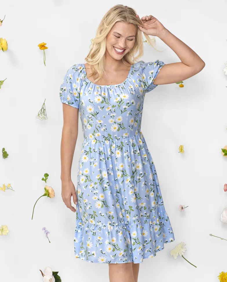 Womens Mommy And Me Floral Tiered Dress - whirlwind | The Children's Place