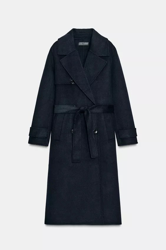 BELTED WOOL COAT | Zara Canada