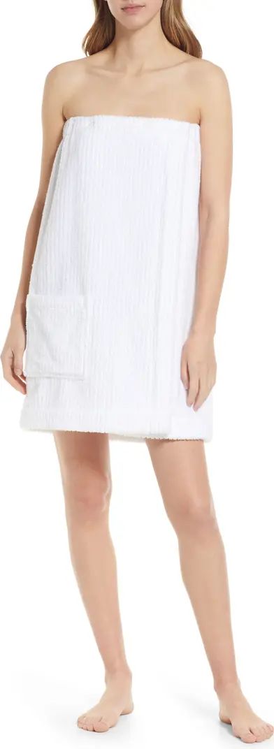 Hydro Ribbed Organic Cotton Blend Wrap | Nordstrom