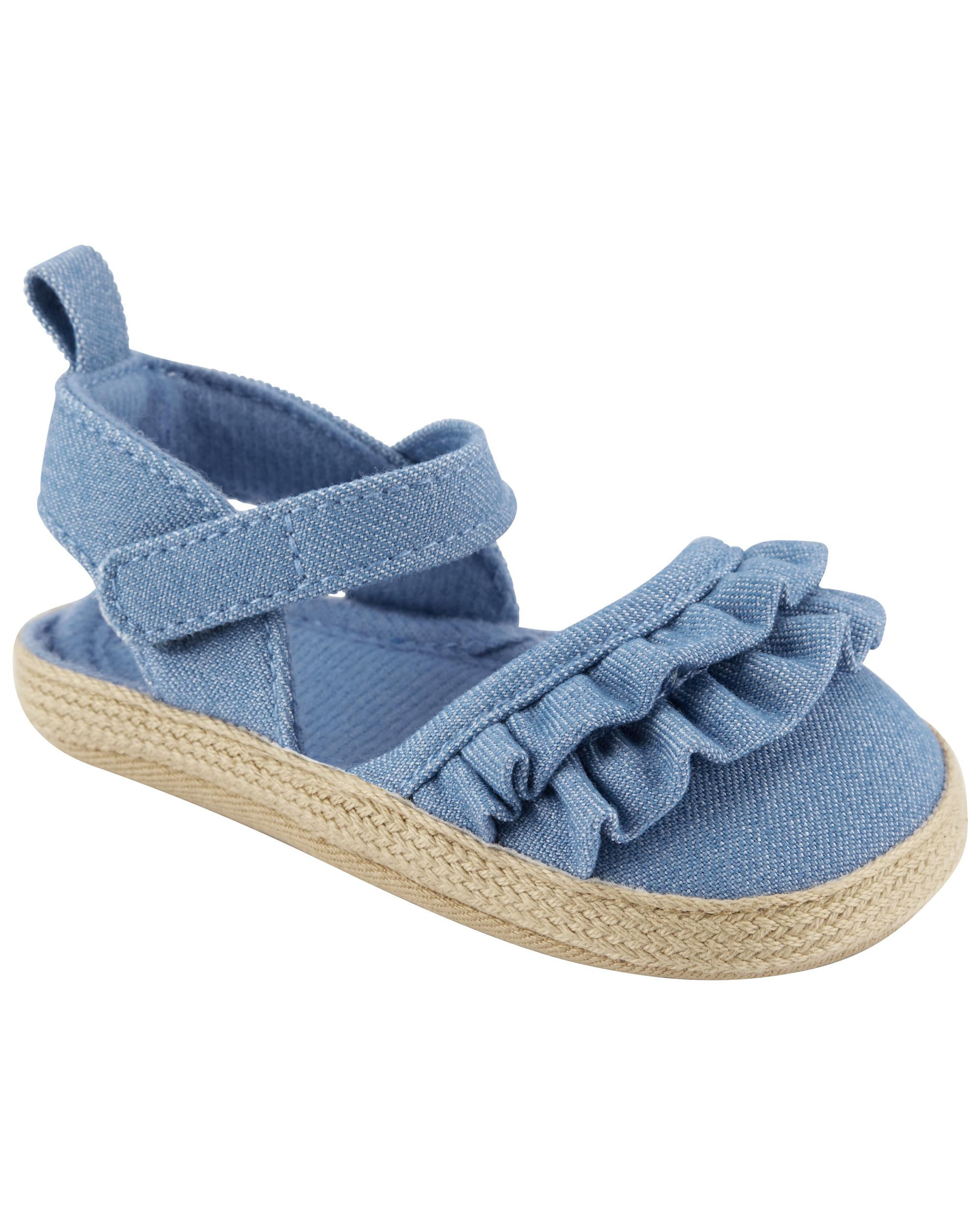 Ruffled Knit Sandals | Carter's